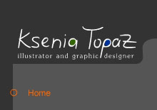 Site for Illustrator Ksenia Topaz